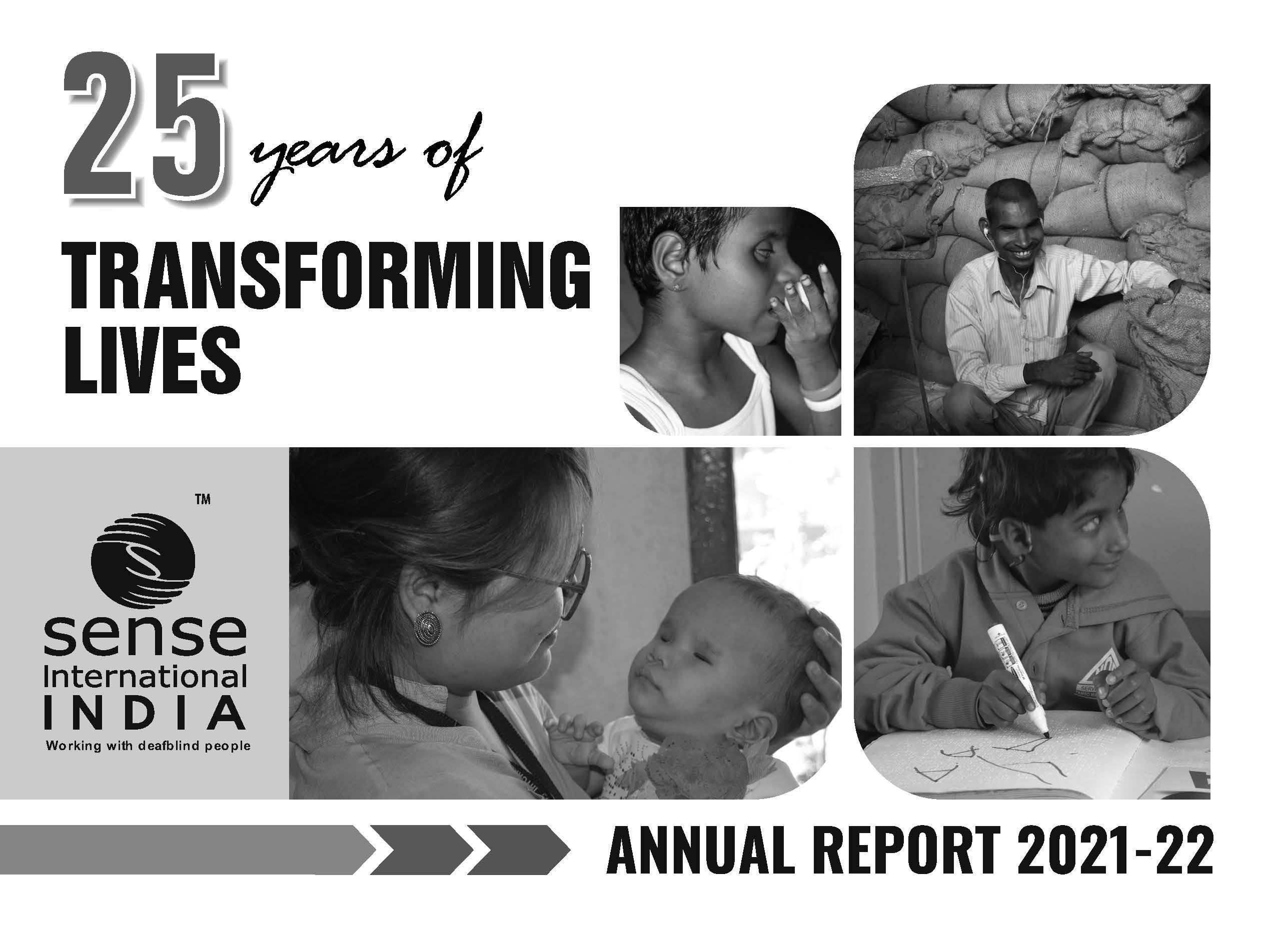 Annual Report of Sense International India for the year 2021 - 2022 class=